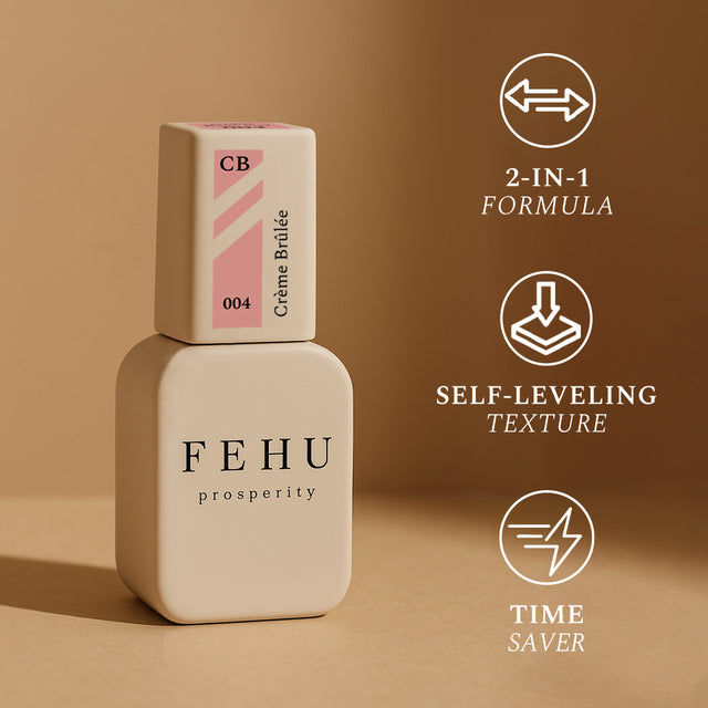 FEHU Color Base Gel Cream Brulee #04, 12ml