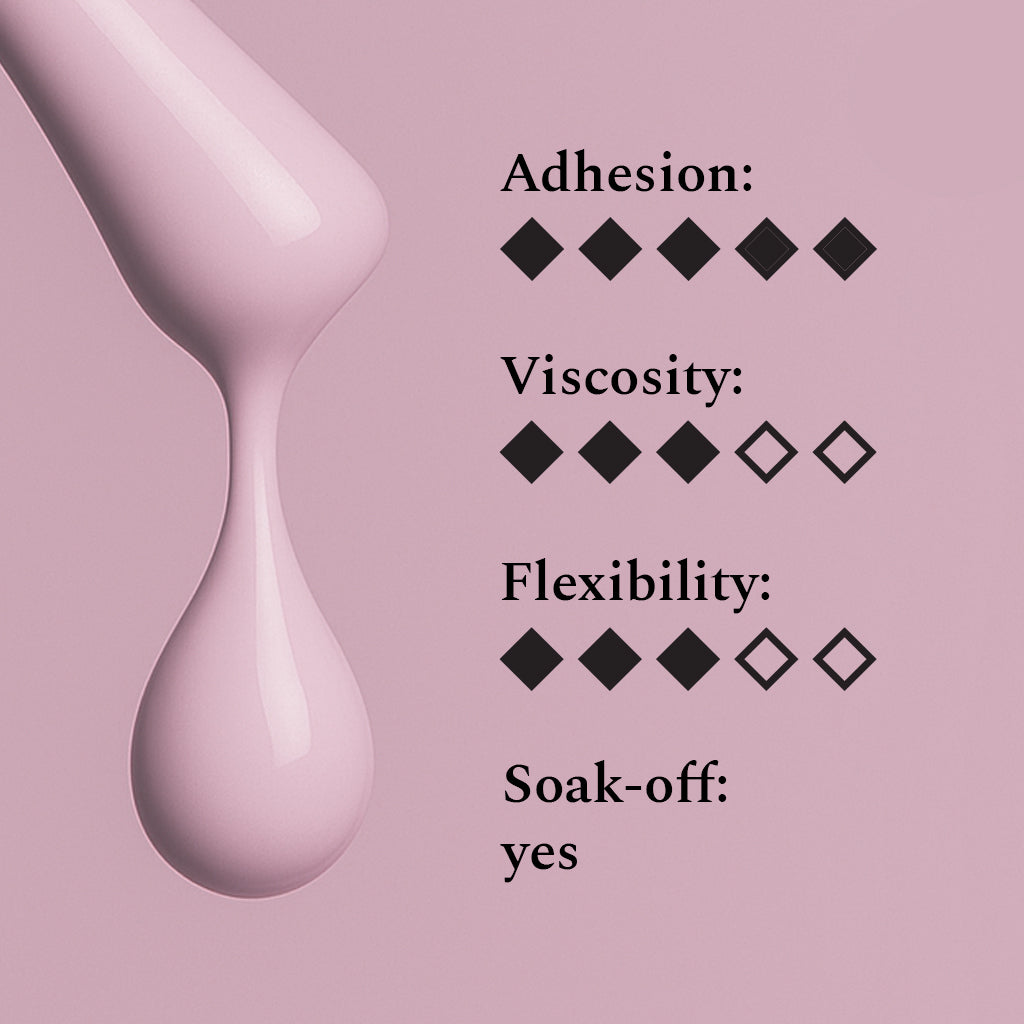 FEHU Fiber Base Gel Frozen Pink #02, 12ml