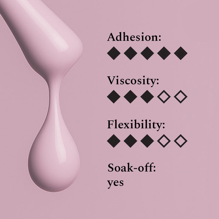 FEHU Fiber Base Gel Frozen Pink #02, 12ml