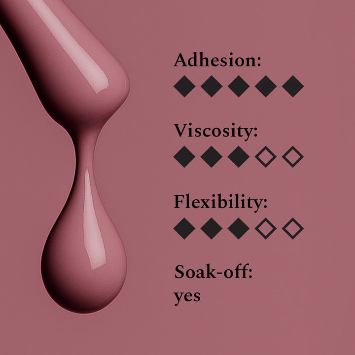 FEHU Fiber Base Gel Misty Rose #04, 12ml