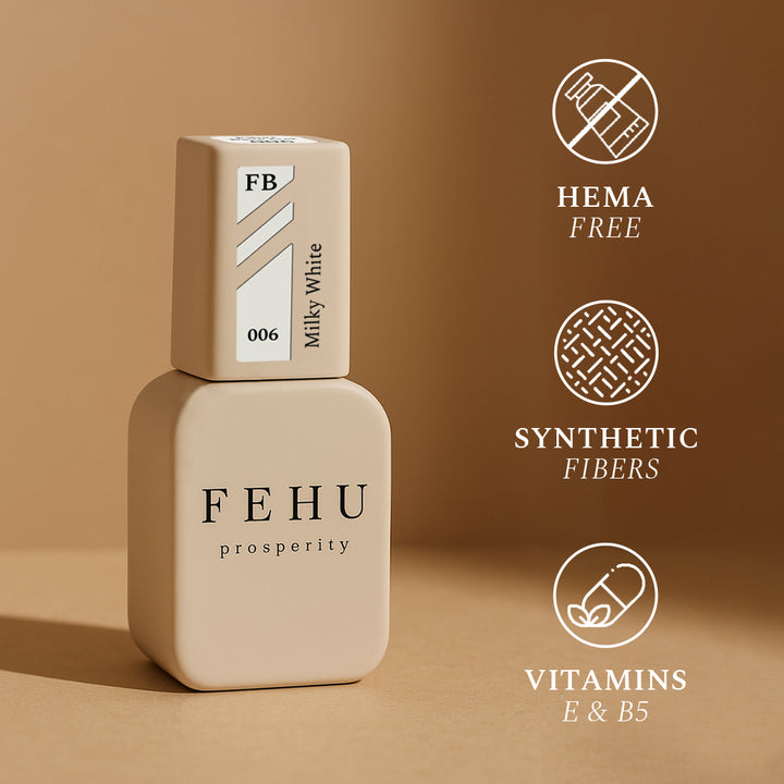 FEHU Fiber Base Gel Milky White #06, 12ml