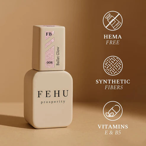 FEHU Fiber Base Gel #08 Ballete Glow 12 ml.