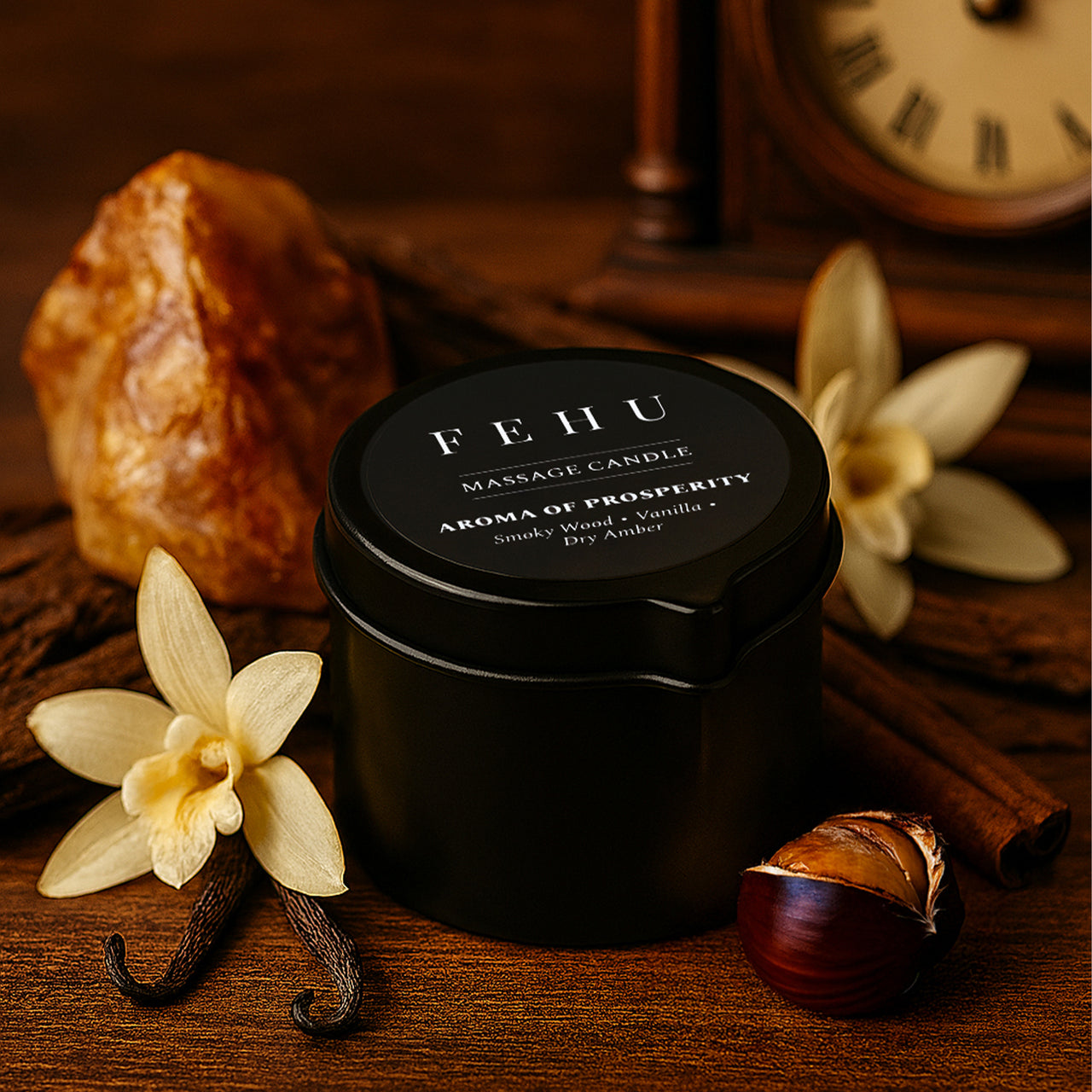 FEHU Massage Candle Aroma of Prosperity, 30 g / 100 g.