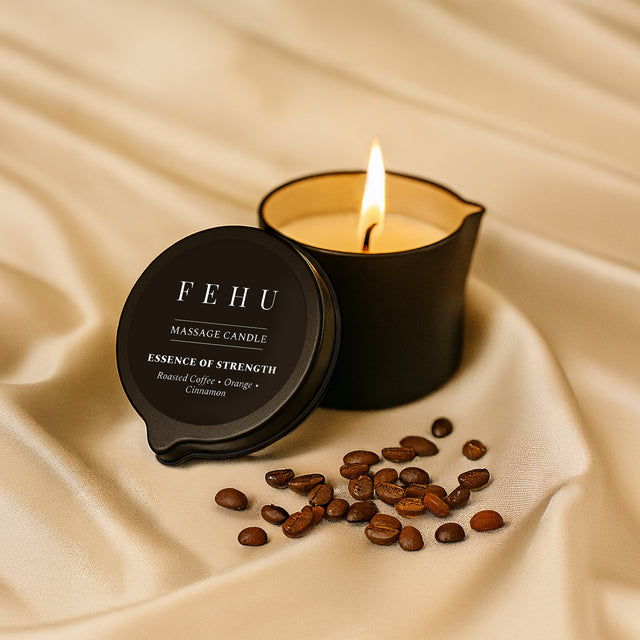 FEHU Massage Candle Essence of Strength, 30 g / 100 g.