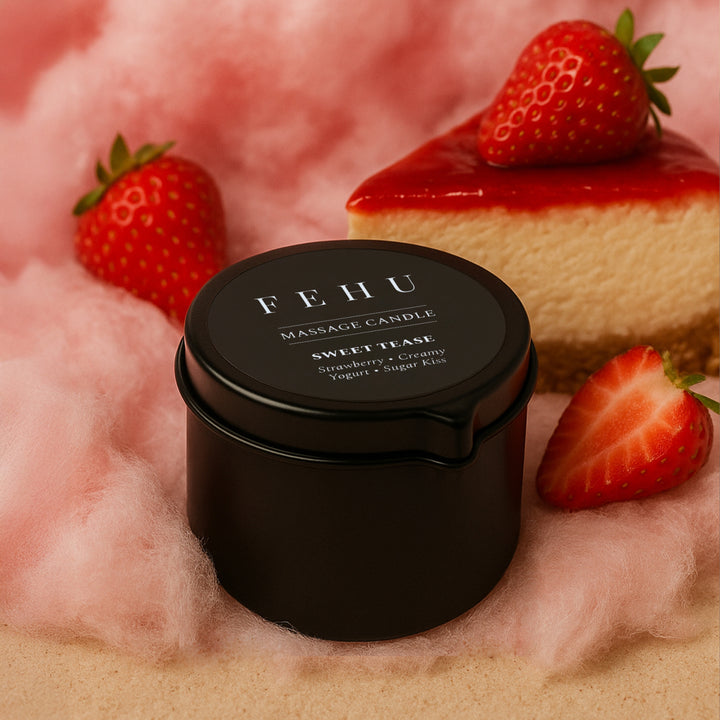 FEHU Massage Candle Sweet Tease, 30 g / 100 g.