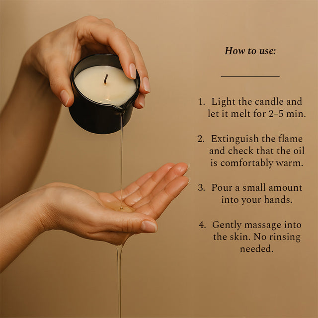 FEHU Massage Candle Wishes & Crumble, 30 g