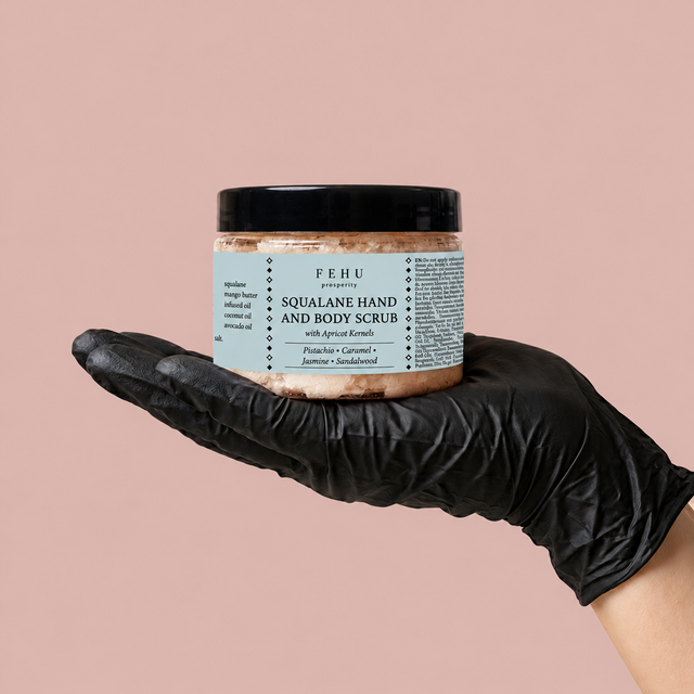 FEHU Squalane Hand and Body Scrub