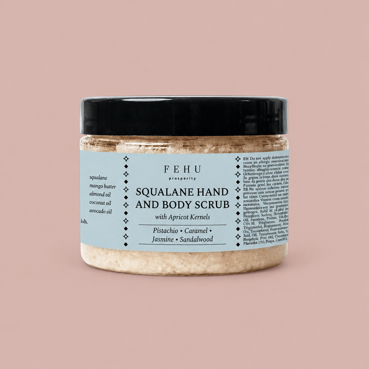 FEHU Squalane Hand and Body Scrub – 150 Gram