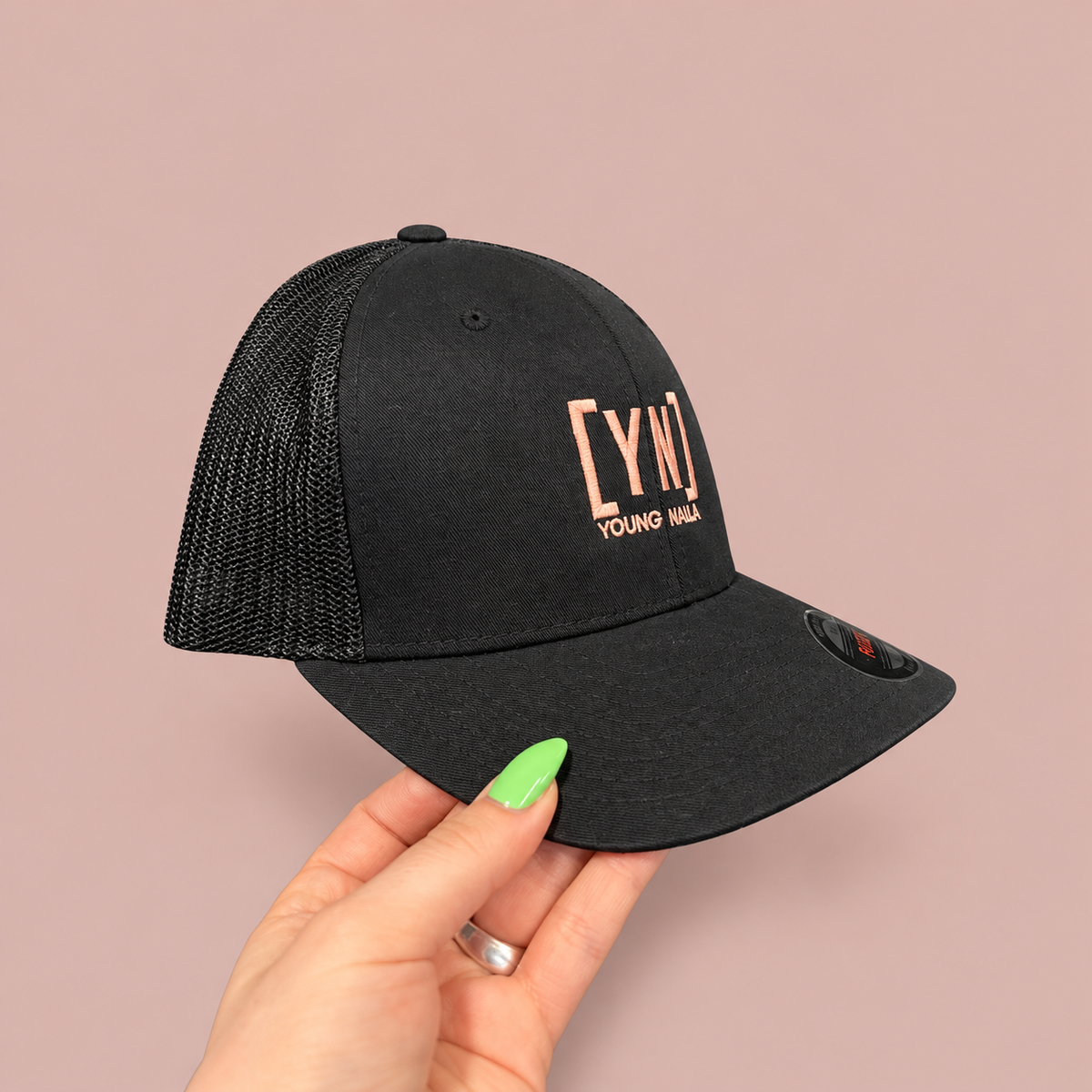 Young Nails Kleding – Pet Trucker Rose Quartz – Limited Edition