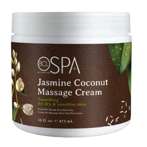 BCL SPA Jasmine Coconut Massage Cream - 16oz