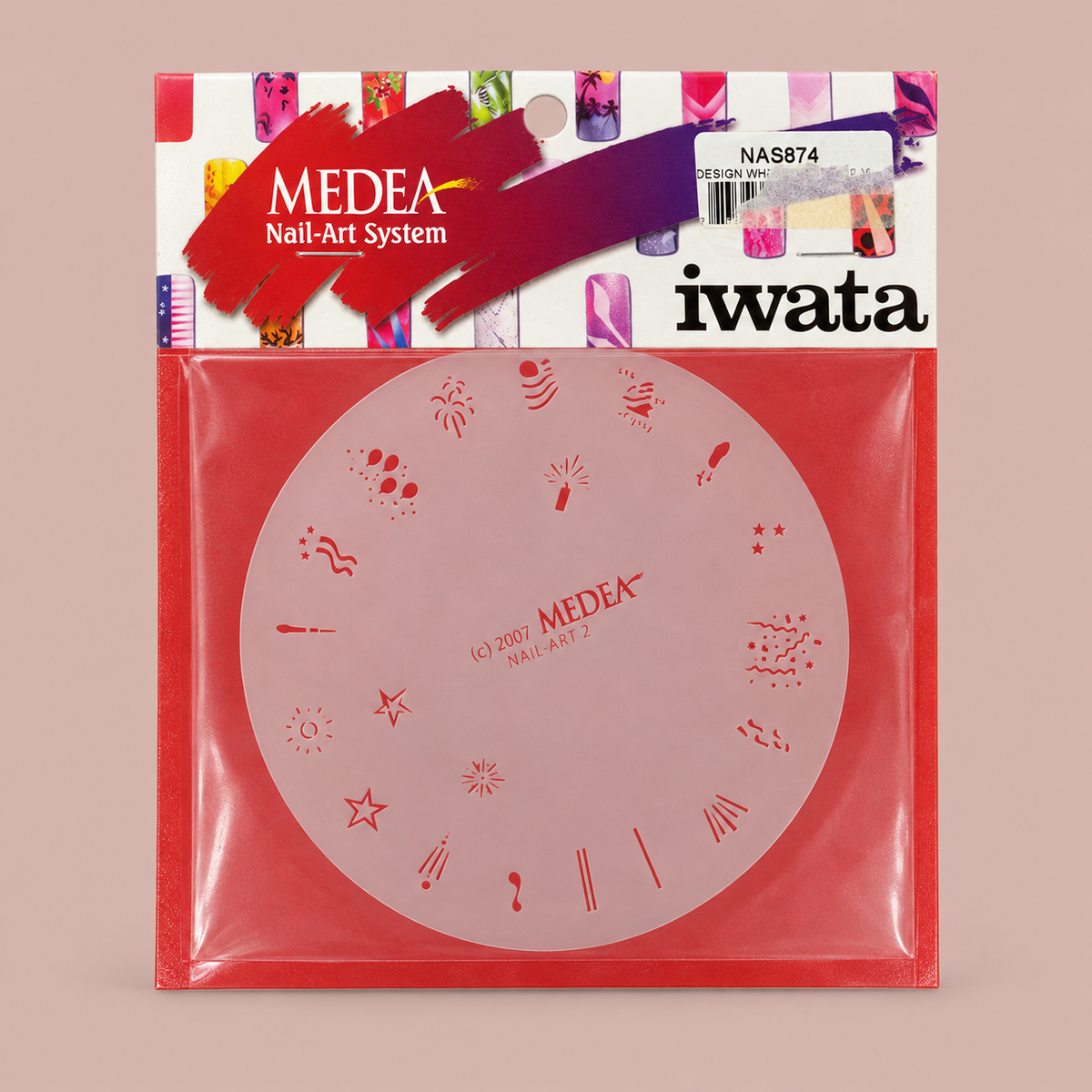 Medea Nail Art Stempelplaten – Design weel 4th of july