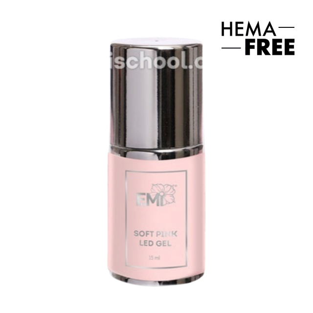 Soft Pink LED Gel in bottle 15 ml.(GSPGB-15)