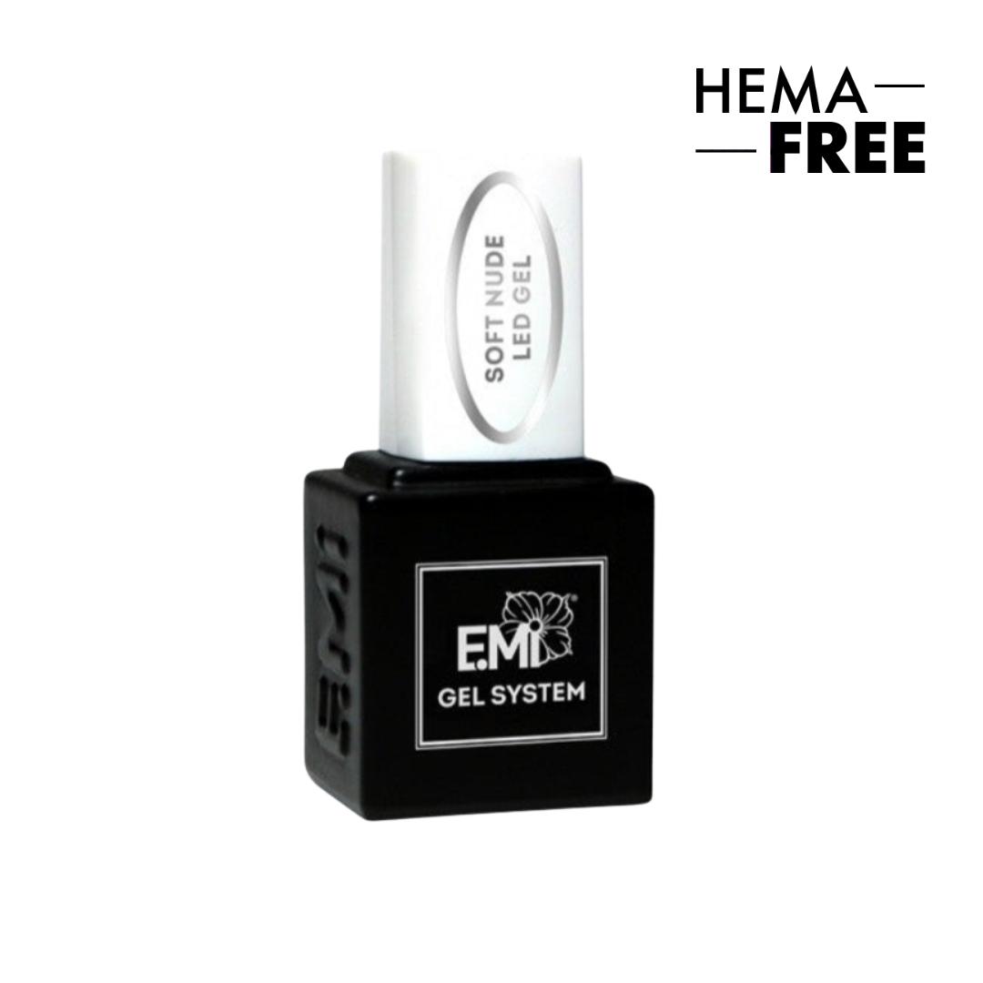 Soft Nude LED Gel in bottle, 9/15/30 ml.