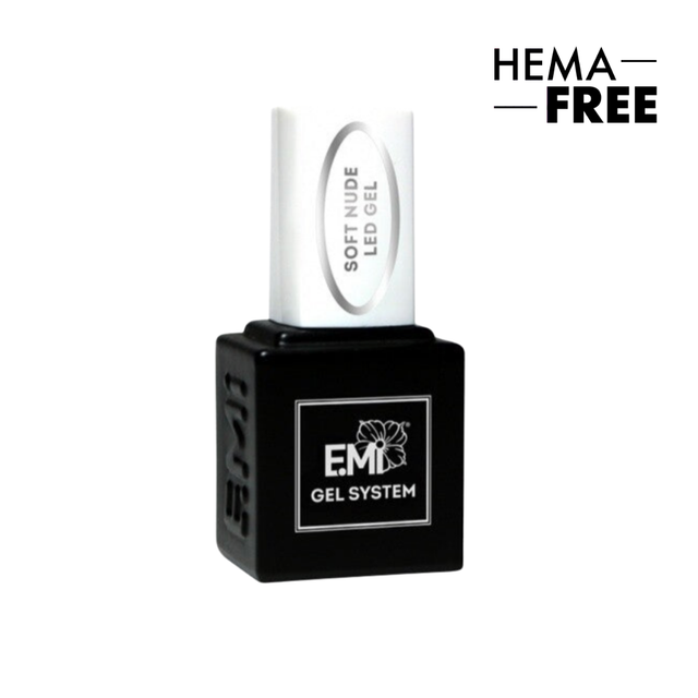 Soft Nude LED Gel in bottle, 9/15/30 ml.