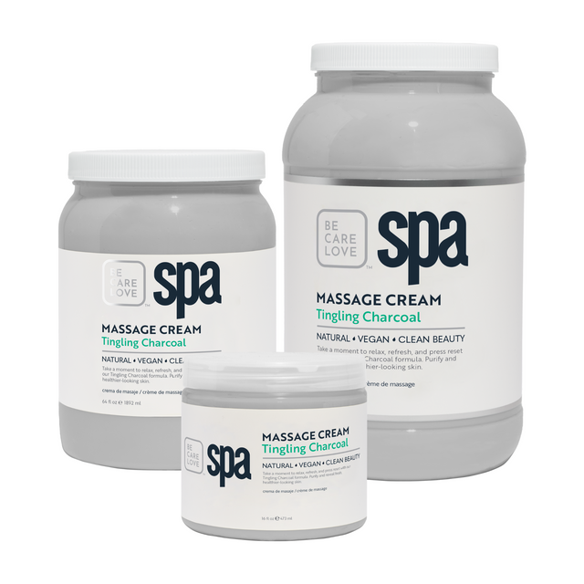 BCL SPA Massage Cream Tingling Charcoal