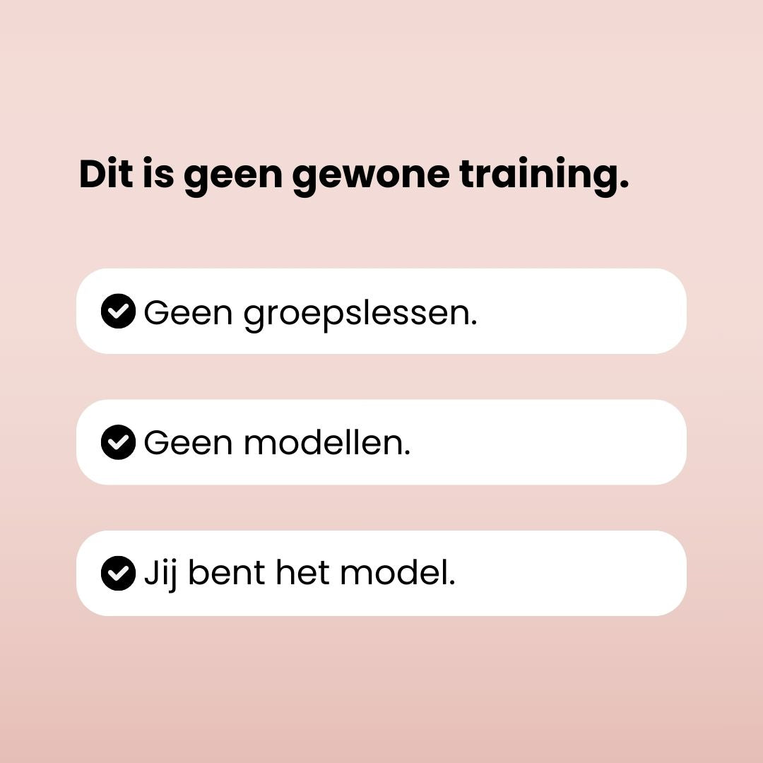 1-op-1 Privé Training & Behandeling in één