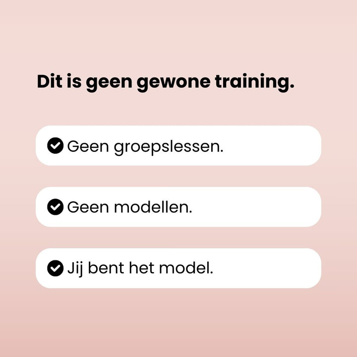 1-op-1 Privé Training & Behandeling in één