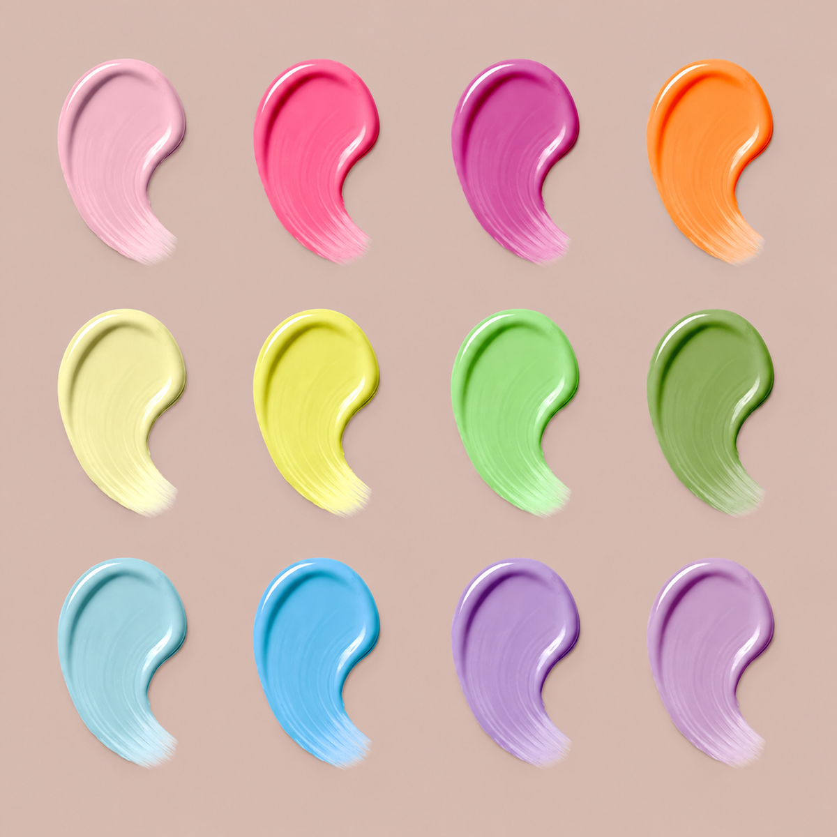 Young Nails Bright Ombre Pat Gel Bundle