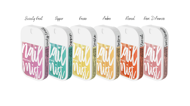 Nail Mist Set- Sweety Fruit, Pepper, Fresia, Ambra, Floreal en Fiori D’Arancio
