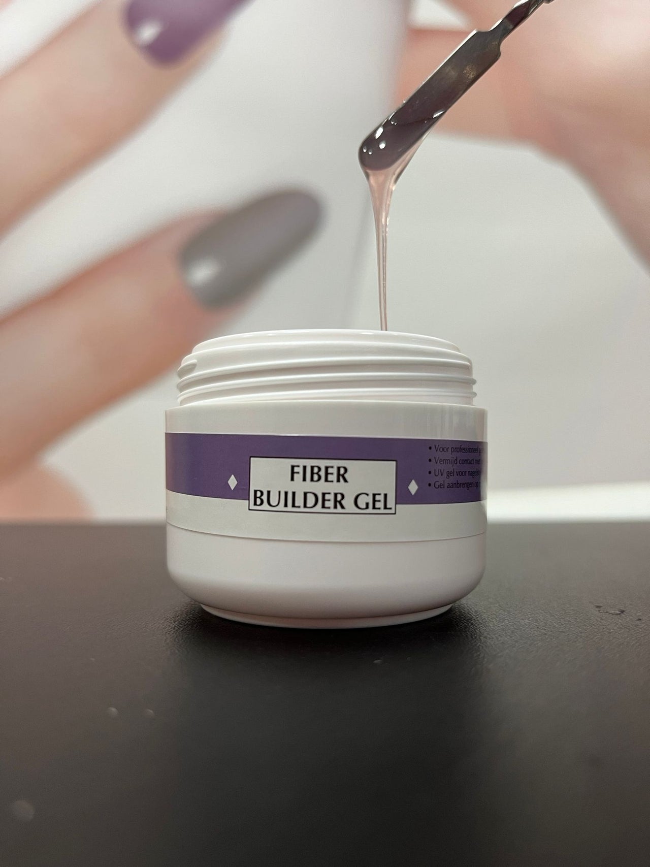NLC Fiber Builder Pink Clear Builder Gel