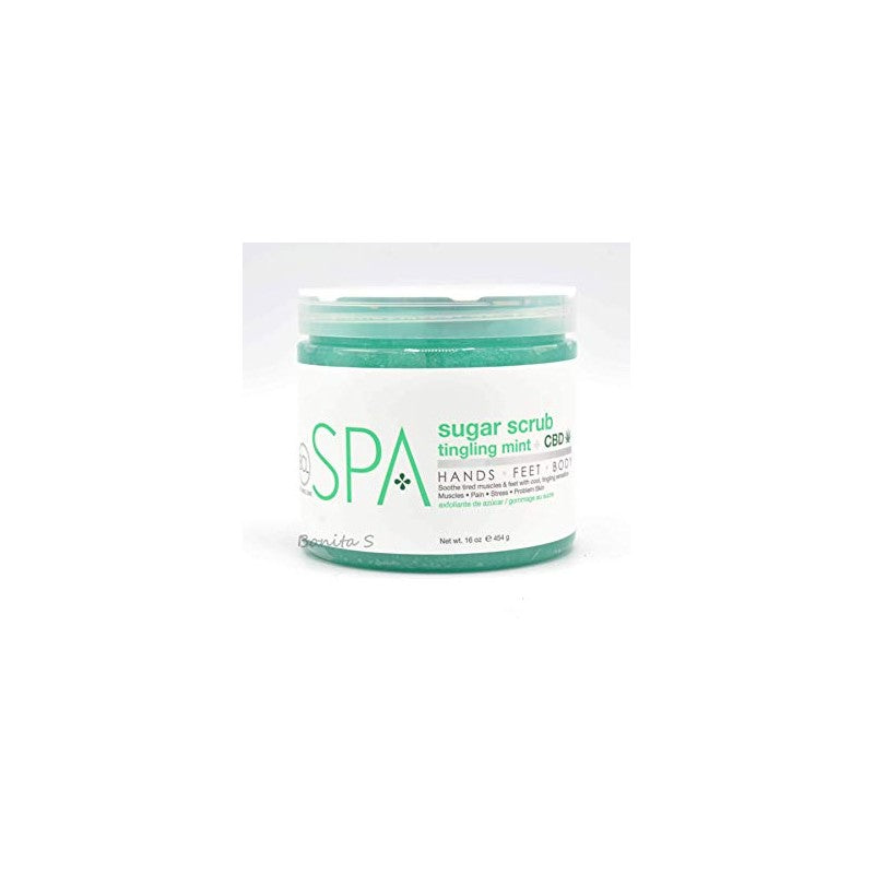BCL SPA Sugar Scrub Tingling Mint+CBD 454gr