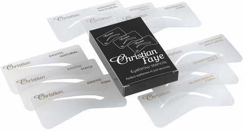 Christian Faye wenkbrauw stencils