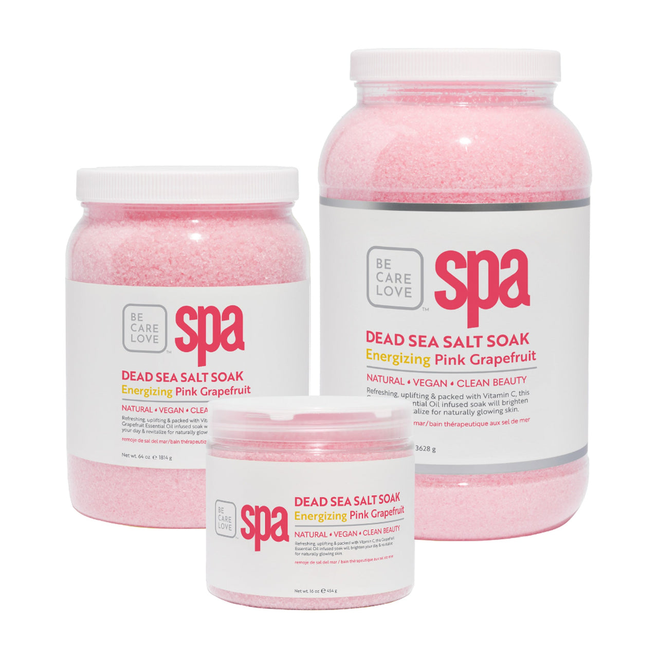 BCL SPA Dead Sea Salt Soak Pink Grapefruit