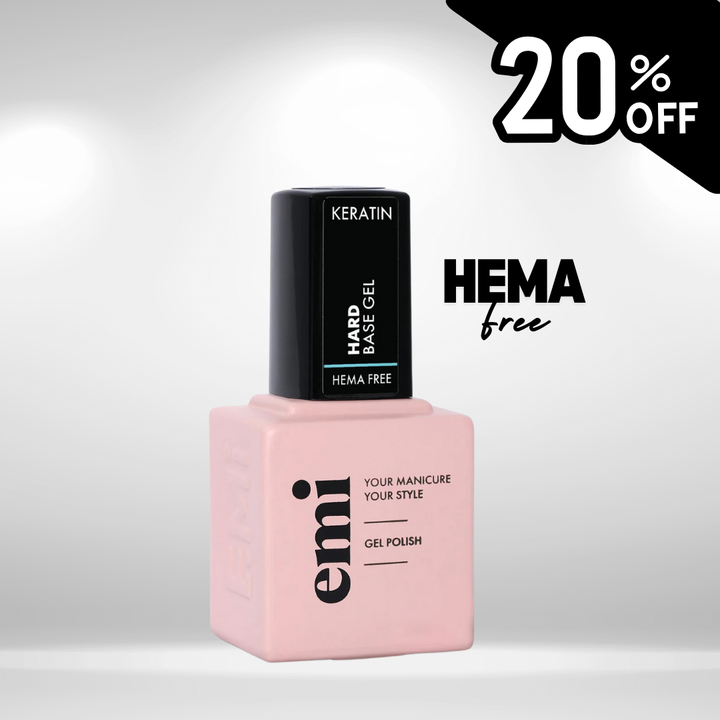 E.MiLac Hard Base Gel Hema Free, 9ml