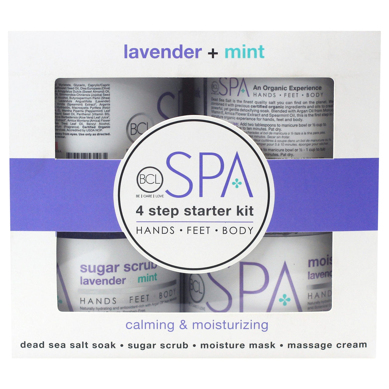 BCL SPA 4 Step Starter Kit Lavender + Mint