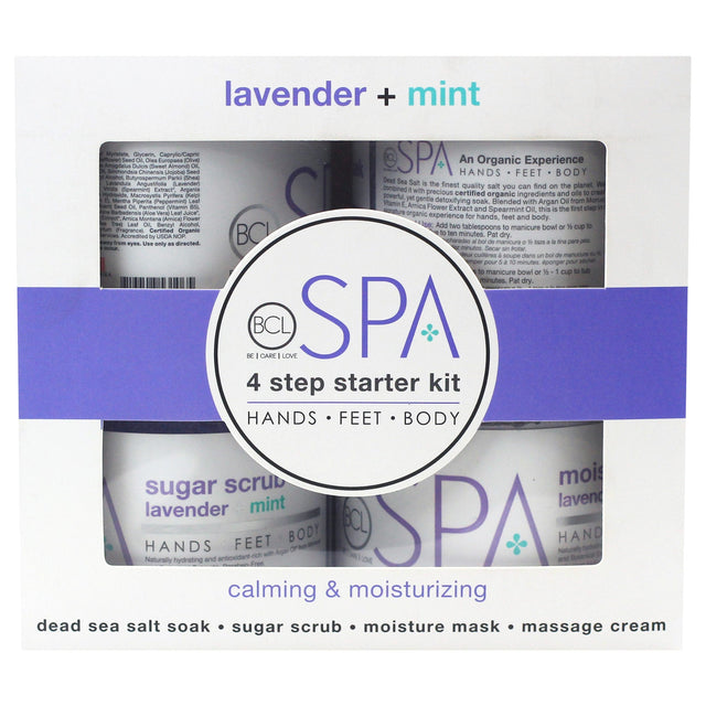 BCL SPA 4 Step Starter Kit Lavender + Mint