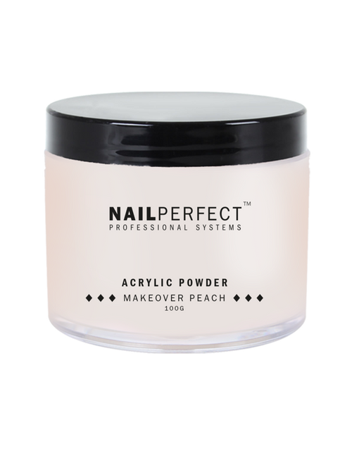 Acrylic Powder Makeover Peach