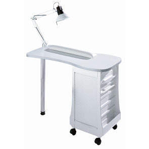 SIBEL Nail Station w/ drawers White