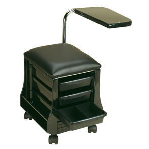 SIBEL Nail Station Table&Chair Black