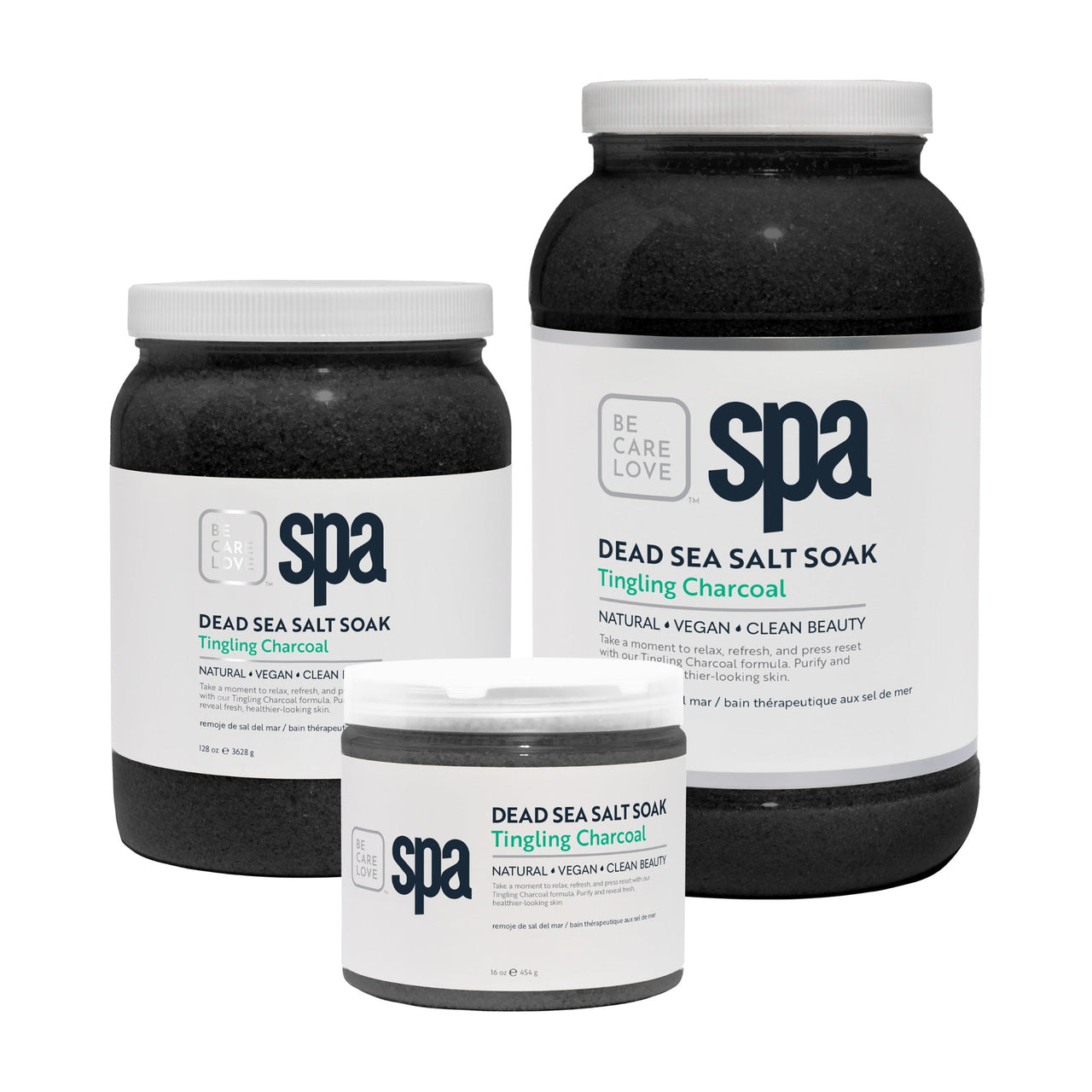 BCL SPA Dead Sea Salt Soak Tingling Charcoal