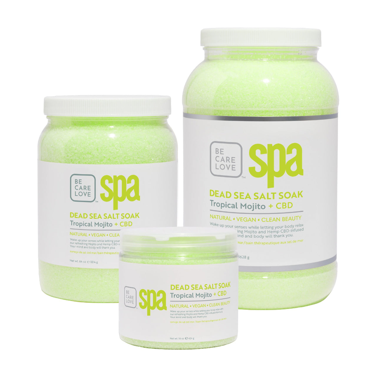 BCL SPA Dead Sea Salt Soak Tropical Mojito + CBD