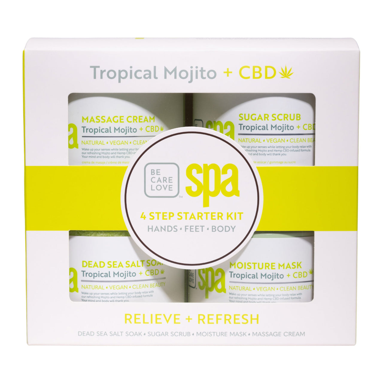 BCL SPA 4 Step Starter Kit Tropical Mojito + CBD