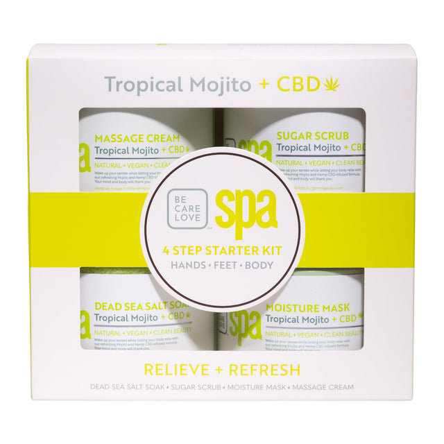 BCL SPA 4 Step Starter Kit Tropical Mojito + CBD