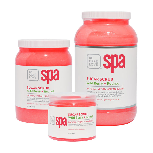 BCL SPA Sugar Scrub Wild Berry + Retinol