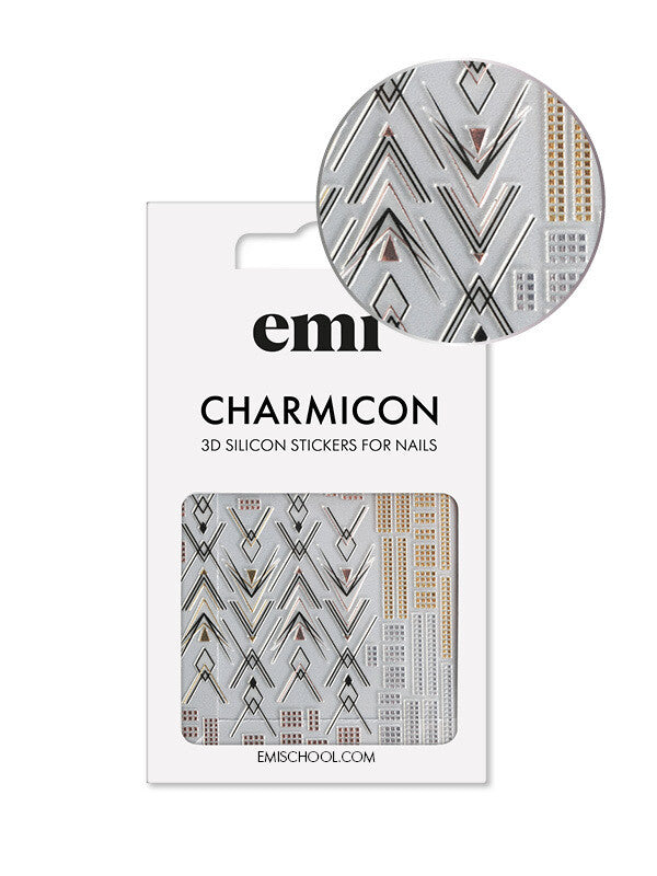 Charmicon 3D Silicone Stickers #194 Graceful Geometry