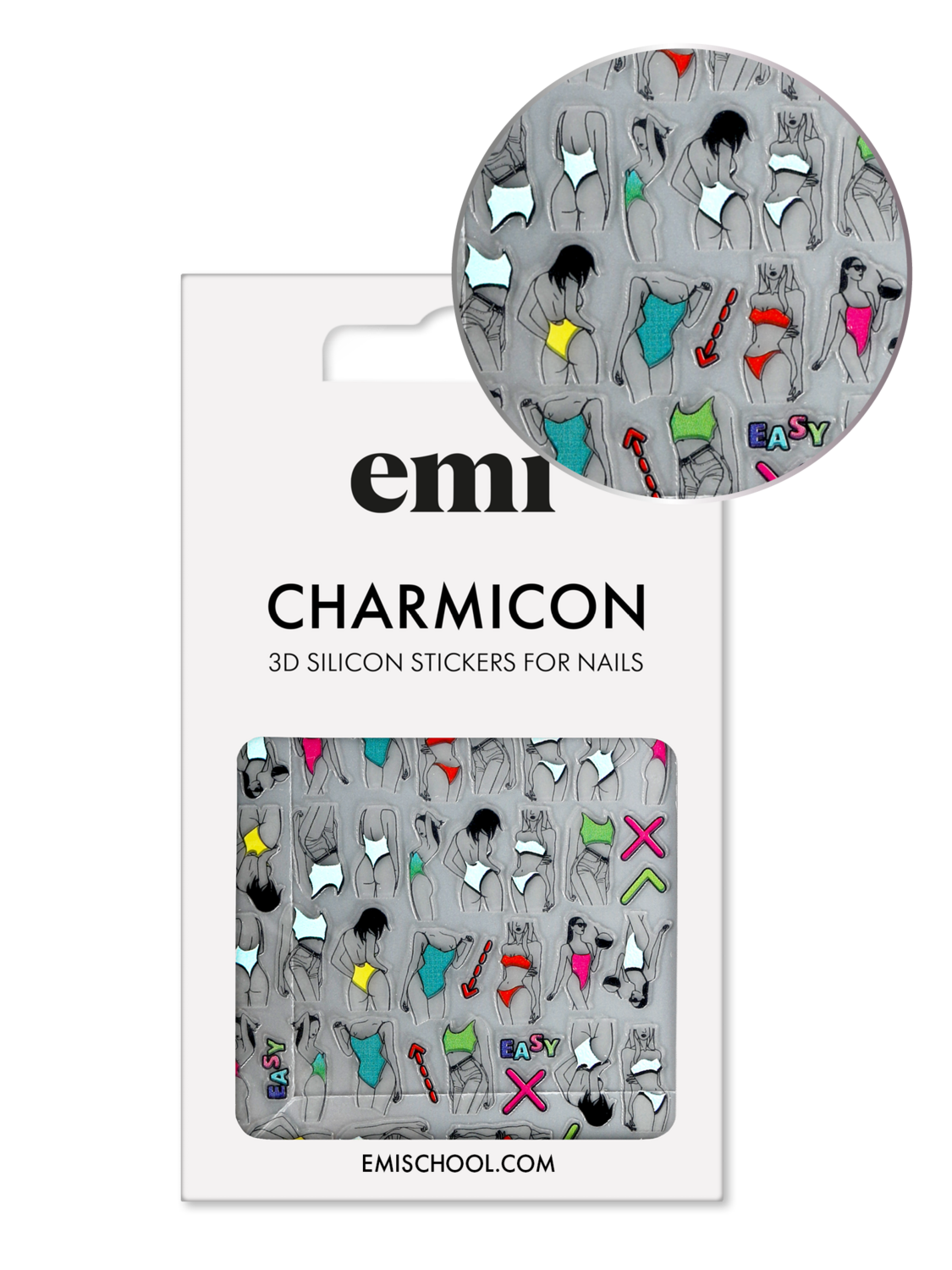 Charmicon 3D-Silikonaufkleber #208 Einfach luftig