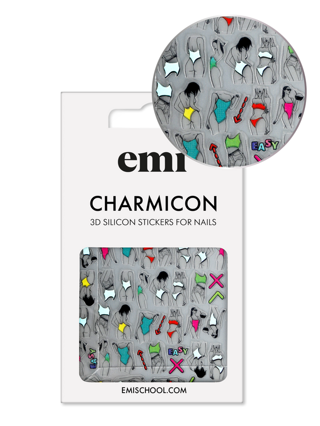 Charmicon 3D-Silikonaufkleber #208 Einfach luftig